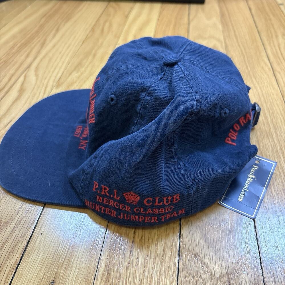 NWT Polo Ralph Lauren Navy Blue #3 Double Pony Hat Mercer Classic New York - Picture 3 of 11